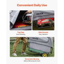 Generator Cover Universal Waterproof Cover 36x26x26 in for 70-108 in Gray