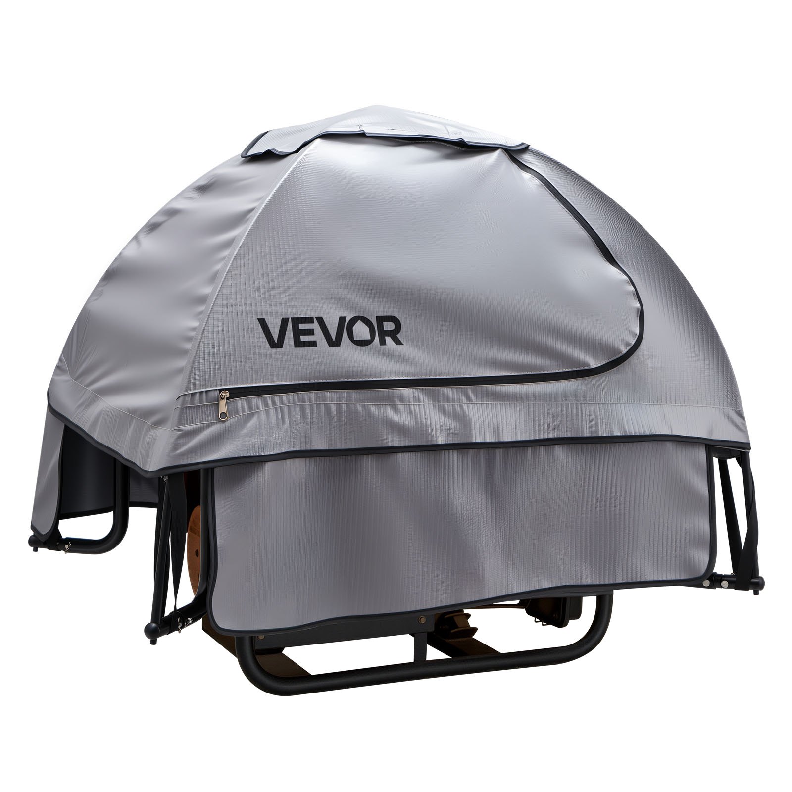 VEVOR Generator Cover, 915x660x660 mm Waterproof Universal Generator Cover for Most Generators 1778-2743.2 mm Perimeter, Portable Generator Running Cover with Heavy Duty Thicken Oxford Fabric, Grey