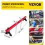 VEVOR engine support bar with specifications and various usage scenes.