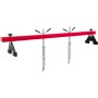 VEVOR engine support bar with red crossbar and adjustable chain hooks.