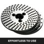 VEVOR Dividing Plate 4"/100MM Dividing Head 0.28"/7MM Horizontal  0.83"/21MM Indexing Head Rotary Table 3xIndex Plates for Milling Machine for Rotary Tables in Model HV-3/4/5/6