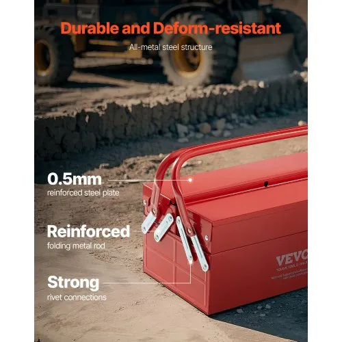 Metallist tööriistakast, 36 cm (3 sektsiooni) — pilt 6