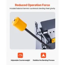 50 in Box and Pan Brake 0-135° 16 Ga Sheet Metal Bending Brake Bender 16 Fingers