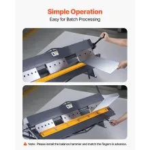 50 in Box and Pan Brake 0-135° 16 Ga Sheet Metal Bending Brake Bender 16 Fingers