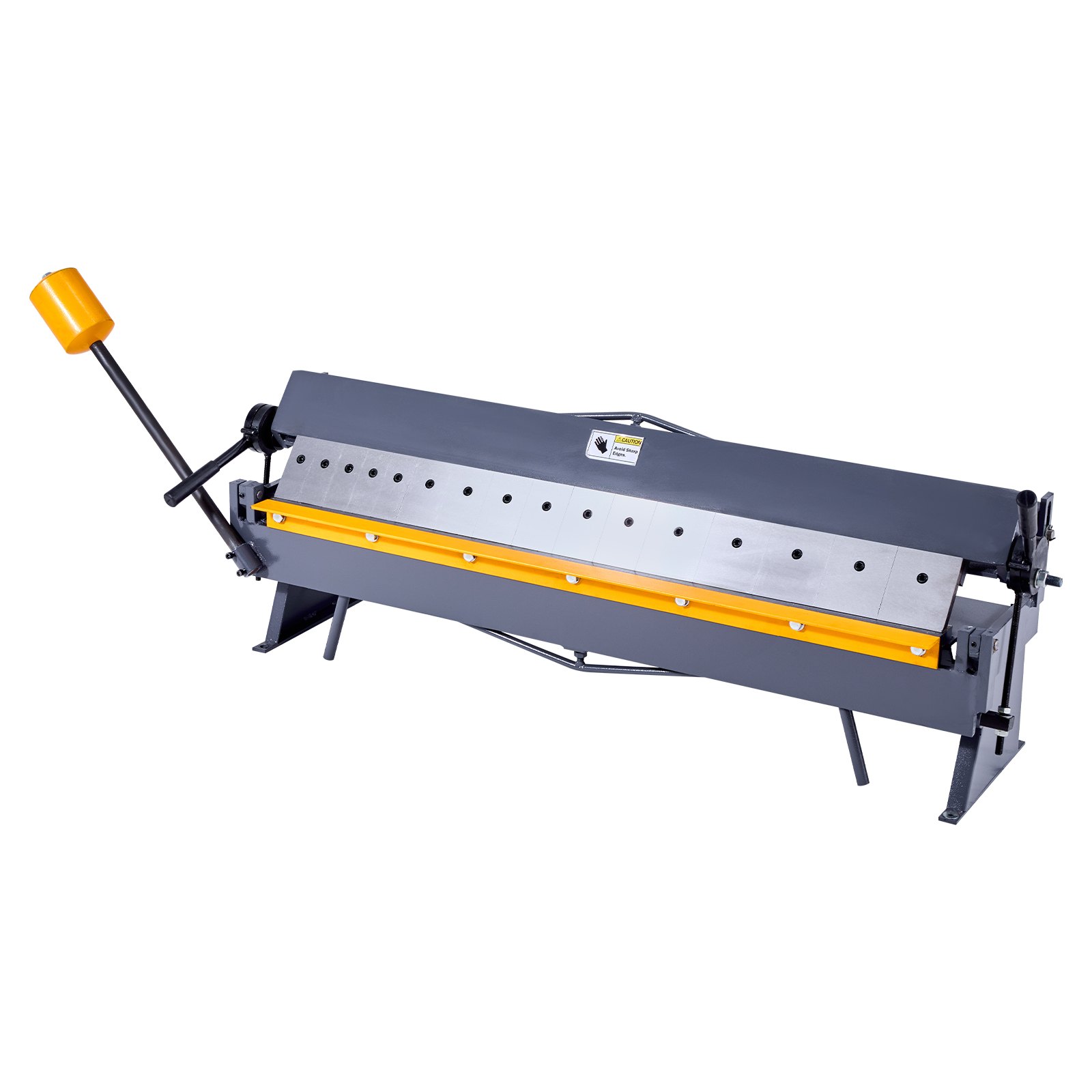 VEVOR Box and Pan Brake, 1270 mm Sheet Metal Bending Brake,16-Gauge Mild Steel Capacity, 0-135 Degree Adjustable, Metal Bender Machine with 16 Fingers, Heavy-Duty Aluminum Folder for Precise Bending