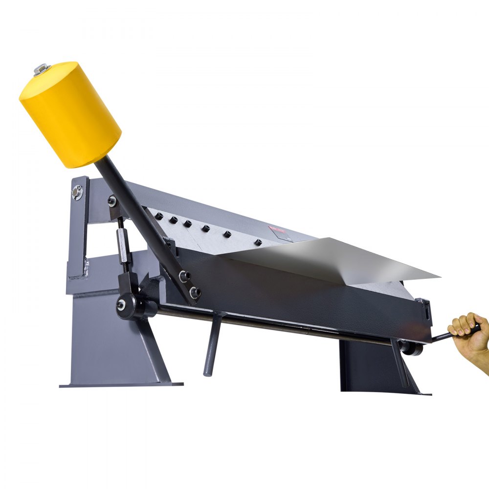 VEVOR Box and Pan Brake, 910 mm/36 inch Sheet Metal Bending Brake,16-Gauge Mild Steel Capacity, 0-135 Degree Adjustable, Metal Bender Machine with 6 Fingers, Heavy-Duty Aluminum Folder for Precise Bending