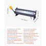 VEVOR Box and Pan Brake, 910 mm/36 inch Sheet Metal Bending Brake,16-Gauge Mild Steel Capacity, 0-135 Degree Adjustable, Metal Bender Machine with 6 Fingers, Heavy-Duty Aluminum Folder for Precise Bending