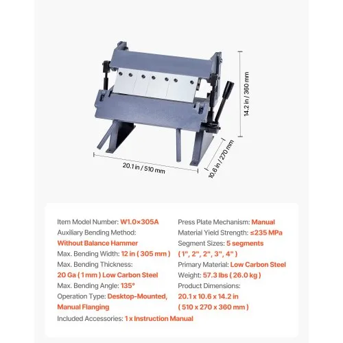 Segment-kantpink 305 mm, 1,0 mm, 5 segmenti — pilt 7