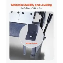 12 in Box and Pan Brake 0-135° 20 Ga Sheet Metal Bending Brake Bender 5 Fingers