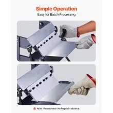 12 in Box and Pan Brake 0-135° 20 Ga Sheet Metal Bending Brake Bender 5 Fingers