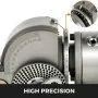 VEVOR Dividing Head 4 Inch Indexing Head Milling 100MM Semi-Universal Dividing Head 4 Inch 3 jaw Chuck Dividing Head Set with Index Plates and Tailstock for Precision rotary table