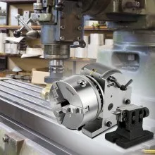 VEVOR Dividing Head 6"/160MM Dividing Head for Milling Machine 6-1/2"/168MM Universal Dividing Head 5"/128MM Indexing Head Milling 1:40 Dividing Head Milling for Milling Grinding Drilling