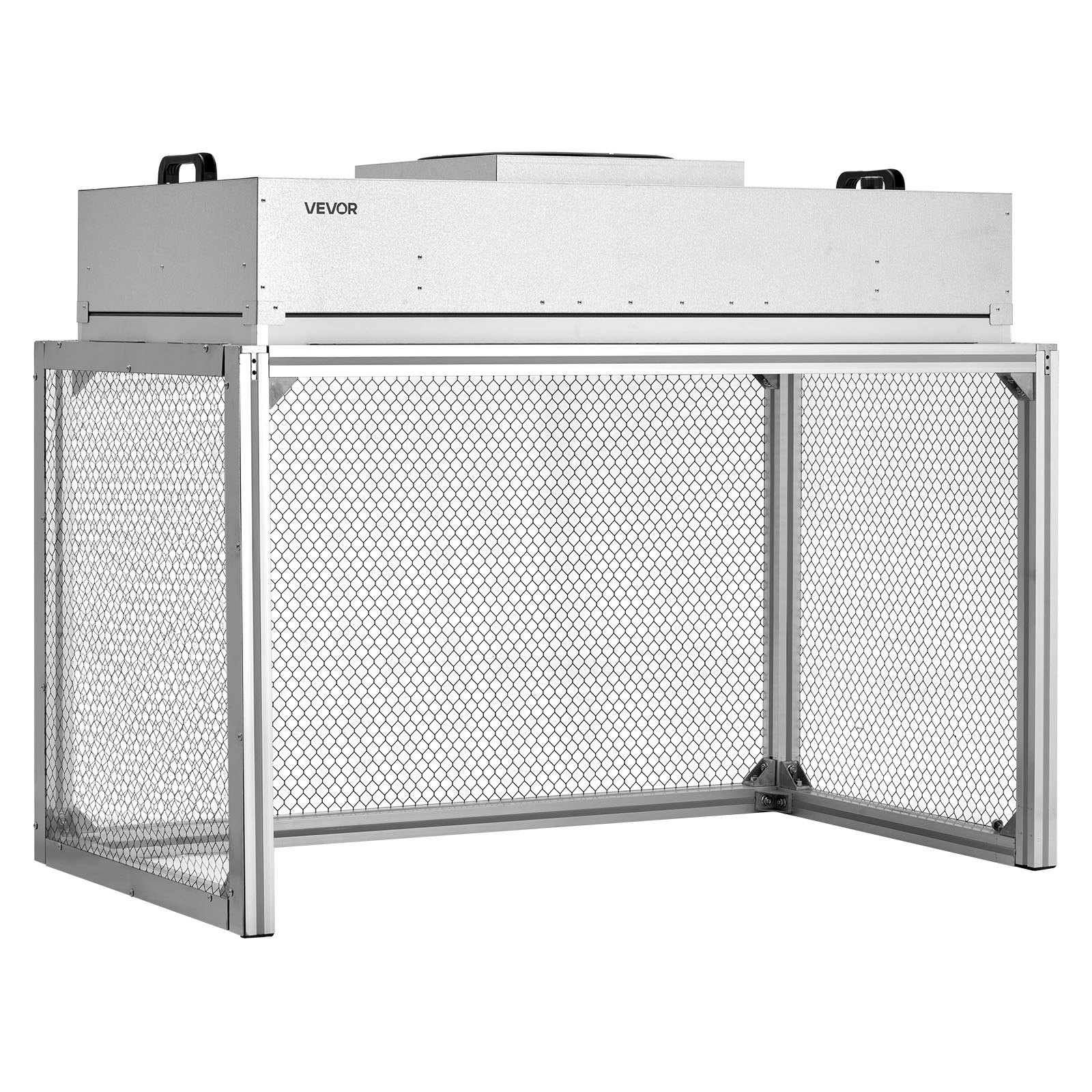 VEVOR Laminar Flow Hood, 24.02 x 46.06 x 27.36 inch Working Area FUU Fan Filter Unit, Meets Class 100/ISO 5 Clean Room Standards, with HEPA-14 Filter and G1 Pre-Filter, for Laboratory, Mushroom Room