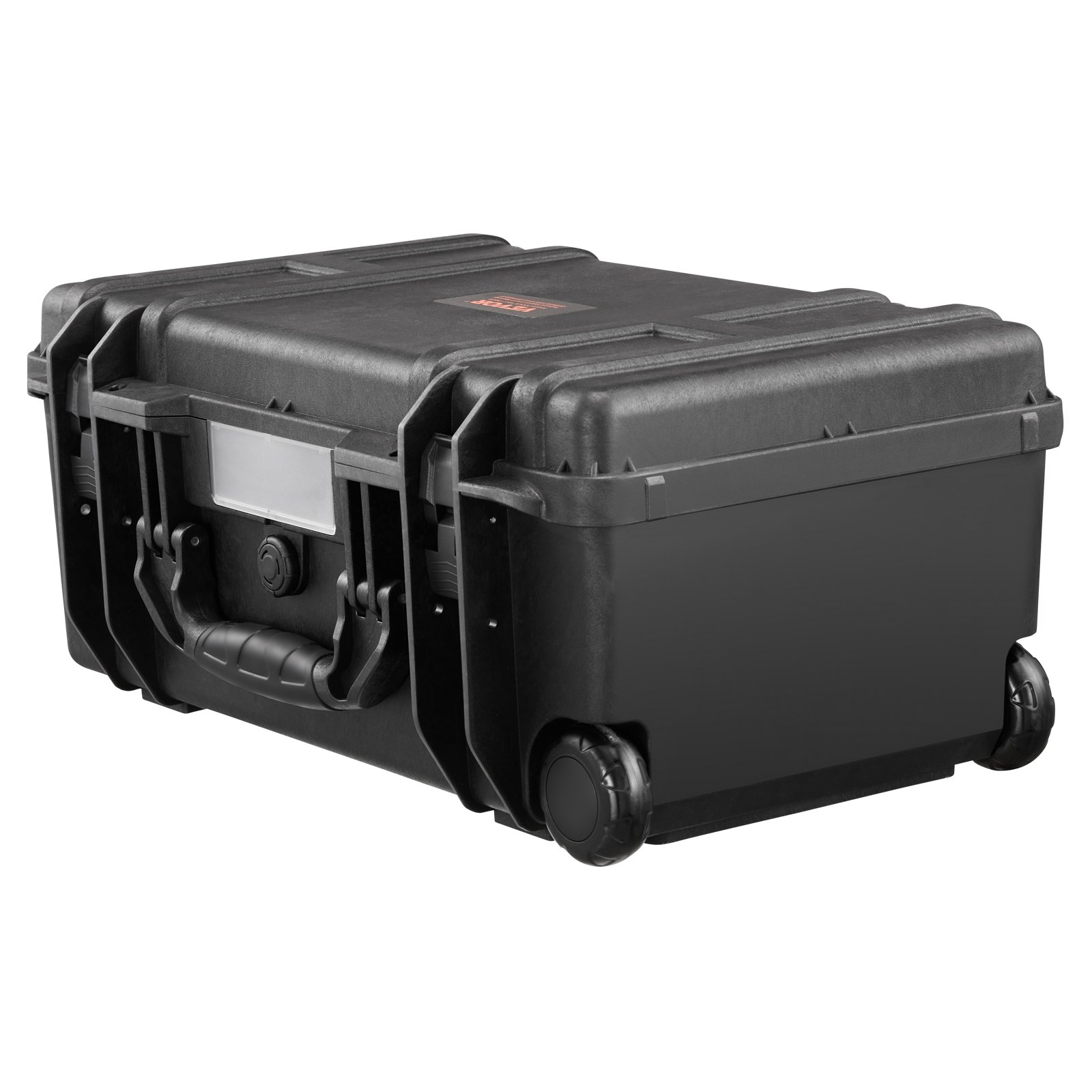 VEVOR Weatherproof Hard Case, Heavy Duty Protective Dry Box Case with Pre-cut Foam, Wheels & Retractable Pull Handles for Travel, Hunt, Military, Tactical, IP67 Waterproof Case for Cameras (55x34x24 cm)