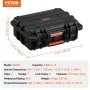 VEVOR Weatherproof Hard Case, Heavy Duty Protective Dry Box Case with Pre-cut Foam, and Retractable Pull Handles for Travel, Hunting, Military, Tactical, IP67 Waterproof Case for Cameras (40x32x16.6)
