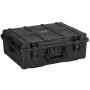 VEVOR Weatherproof Hard Case, Heavy Duty Protective Dry Box Case with Pre-cut Foam, and Retractable Pull Handles for Travel, Hunting, Military, Tactical, IP67 Waterproof Case for Cameras (56.1x37x26)