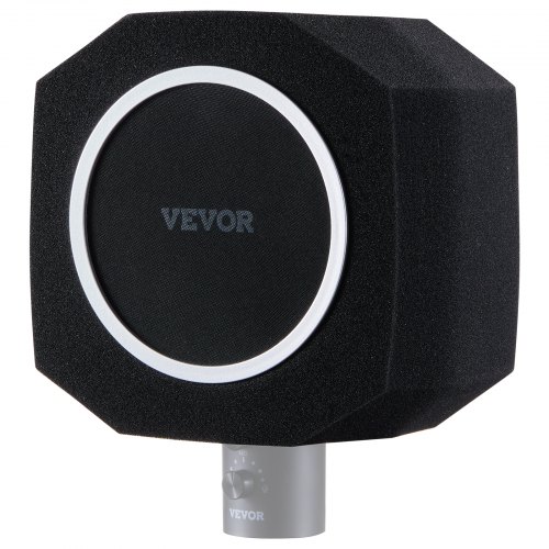 VEVOR Microphone Isolation Ball High-Density Acoustic Foam with Dual-Layered Pop Filter for Microphones Vocal Isolation
