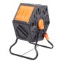 VEVOR Compost Bin, 70 L Small Composting Tumbler, Compact Single Rotating Chamber with Sliding Door and Steel Frame, BPA Free Composter Bin Tumbler for Garden, Kitchen, Yard, Outdoor