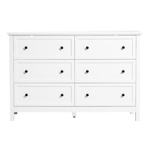 white simple dresser FUFU&GAGA 10-Drawer Paint Finish Chest of Drawers Cabinet 35.4 in. H x 55.1 in. W x 15.7 in. D KF330034-01-c Tall and lean VEVOR White 6 Drawer Dresser