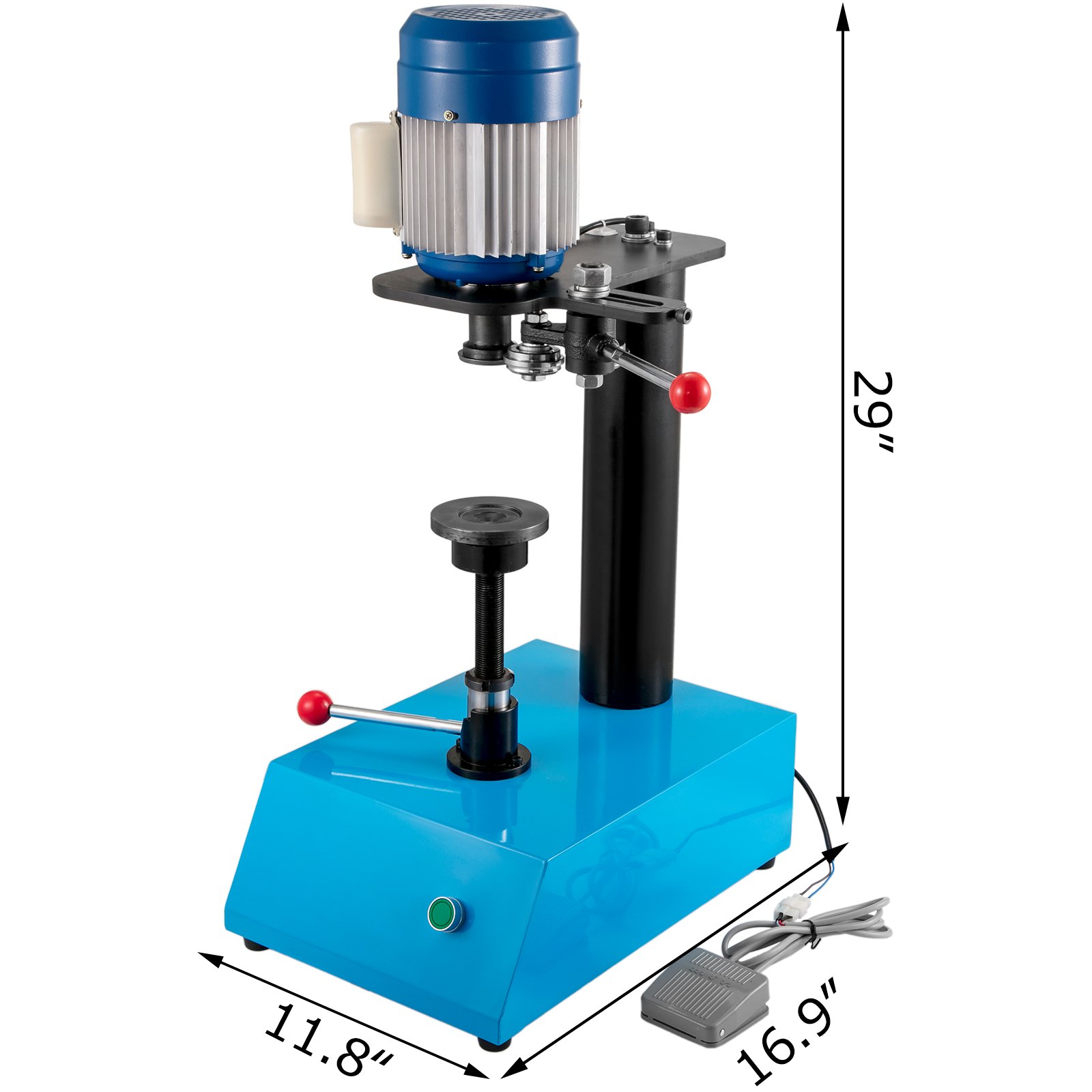 Can Seamer Tin Can Sealer Machine Semi Automatic Capping Machine 52.5mm Can