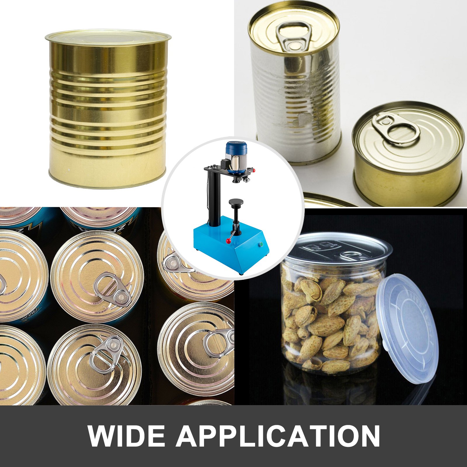 Can Seamer Tin Can Sealer Machine Semi Automatic Capping Machine 62mm Can
