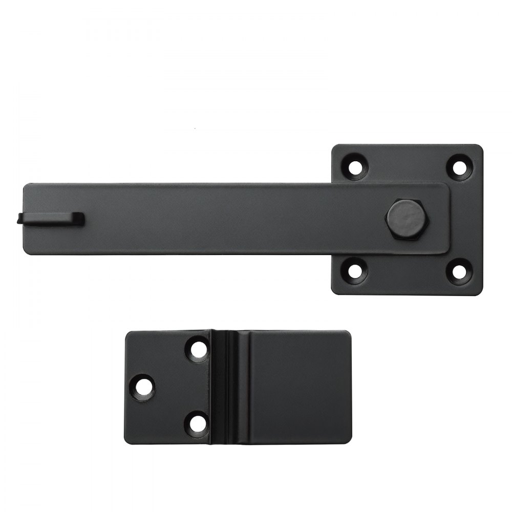 VEVOR Flip Gate Latch, Metal Heavy Duty Gate Latches, Flip Latch Hardware with High Hardness, 360° Rotating Latches, Matte Powder Coating Finish, Ideal for Fence, Garage, Pool, Garden, Black