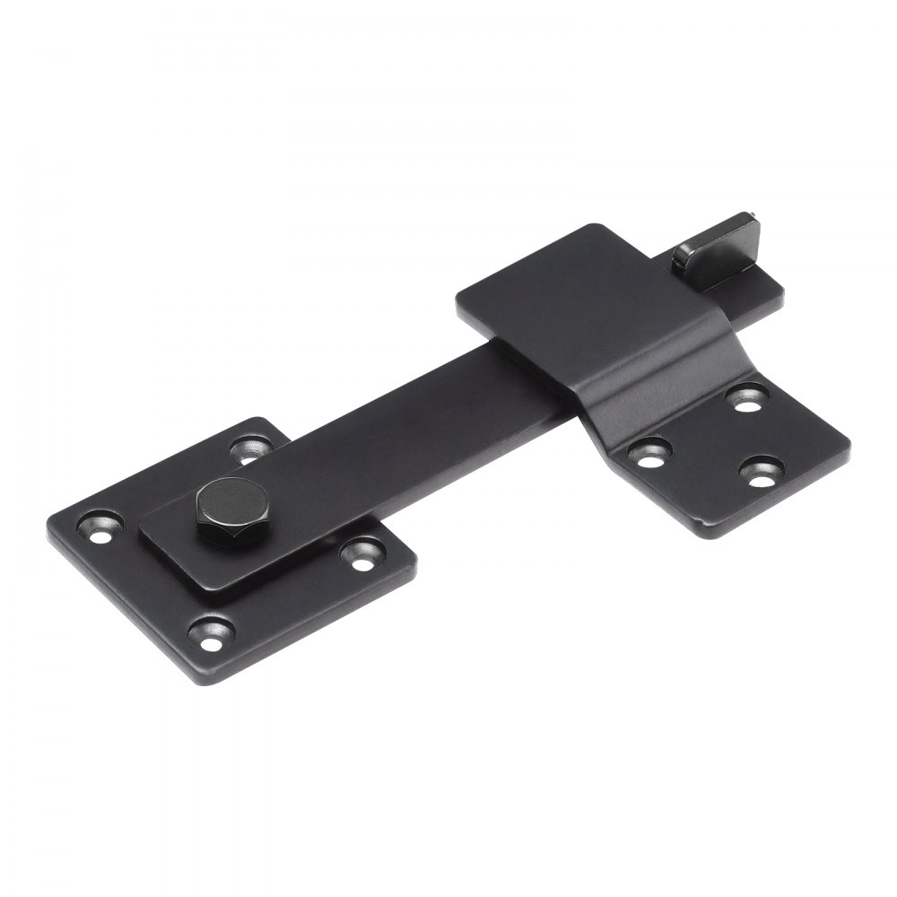 VEVOR Flip Gate Latch, Metal Heavy Duty Gate Latches, Flip Latch Hardware with High Hardness, 360° Rotating Latches, Matte Powder Coating Finish, Ideal for Fence, Garage, Pool, Garden, Black