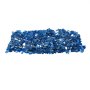 VEVOR Fire Glass, 10LBS / 4.5KG High-Temperature Resistant Fireplace Rocks, 1/2-Inch / 12.7 mm Reflective & Smokeless Firepit Glass Rock, High Luster Stone Landscaping for Fire Pit Table, Pacific Blue