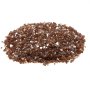 VEVOR Fire Glass, 10 LBS / 4.5 KG High-Temperature Resistant Fireplace Rocks, 1/4-Inch / 6.35 mm Reflective & Smokeless Firepit Glass Rock, High Luster Stone Landscaping for Fire Pit Table, Copper