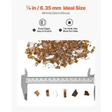 10 LBS Fire Glass 1/4-Inch Fireplace Glass Rocks for Fire Pit Table Copper
