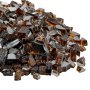 VEVOR Fire Glass, 20 LBS / 9.0 KG High-Temperature Resistant Fireplace Rocks, 1/2-Inch / 12.7 mm Reflective & Smokeless Firepit Glass Rock, High Luster Stone Landscaping for Fire Pit Table, Copper