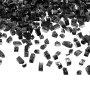 VEVOR Fire Glass, 10 LBS / 4.5 KG High-Temperature Resistant Fireplace Rocks, 1/2-Inch / 12.7 mm Reflective & Smokeless Firepit Glass Rock, High Luster Stone Landscaping for Fire Pit Table, Black