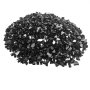 VEVOR Fire Glass, 10 LBS / 4.5 KG High-Temperature Resistant Fireplace Rocks, 1/2-Inch / 12.7 mm Reflective & Smokeless Firepit Glass Rock, High Luster Stone Landscaping for Fire Pit Table, Black