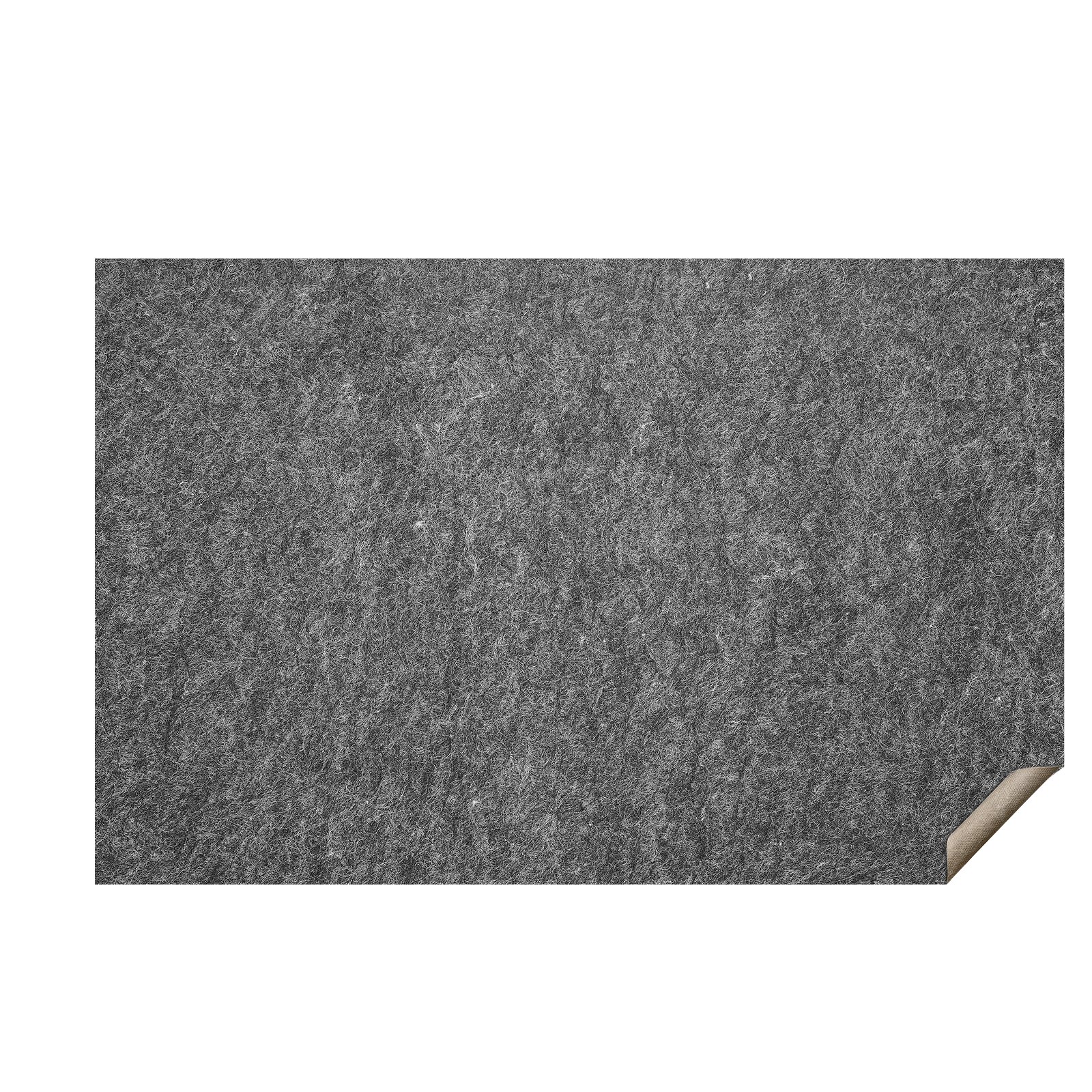 VEVOR - Slip-Resistant Rug Pad - Protective Cushioning Carpet Pad - 5' x 8' - 1/4"Thick - Dual Surface - Polyester Felt + Latex - Gray - 3-4㎡ Area Carpet Padding Rug Cushion Safe for All Floors