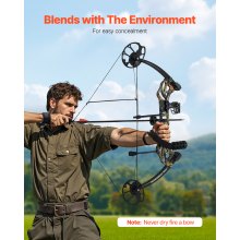 Compound Bow Archery Right Hand Arrow Set 70 Lbs 320 fps Hunting Shooting Target