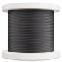 VEVOR Wire Rope Kit, 1/8" 500 ft 316 Stainless Steel Cable with Cutter and Gloves, 1600 lbs Breaking Strength, 7x7 Strands Core Marine Aircraft Grade for Handrail Stair Decking Fence Outdoors, Black