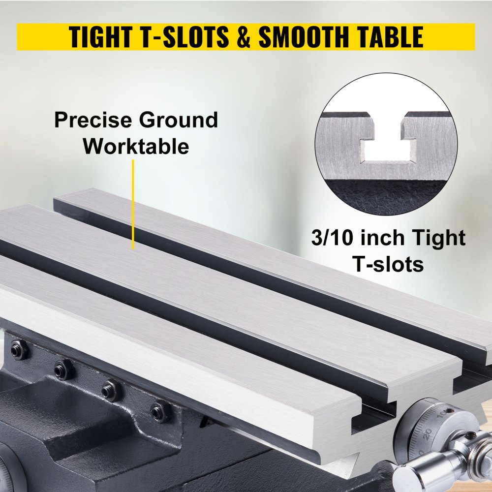 Vevor Cross Slide Table Milling Drilling Machine Worktable 5-1/2" X 12" X Y Axis