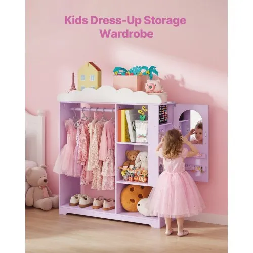 VEVOR Kids Armoire 34.6" Dress-Up Closet with Mirror VEVOR Kids Armoire 34.6" Dress-Up Closet with Mirror