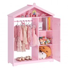Shop the Best Selection of Kids Dress Up Storage Hanging Armoire | VEVOR US