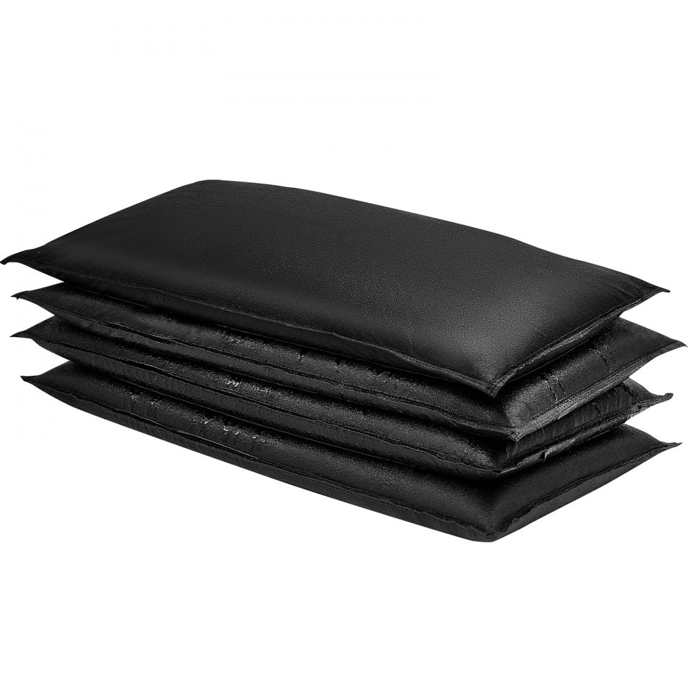 VEVOR Flood Barrier, 6 Pack, 830 x 430 mm Flood Bags Activated by Water, Reusable Water Absorbent Barrier, Sandless Sandbags Blockage, Flooding Prevention Bags for Home, Doorways, Basement, Garage