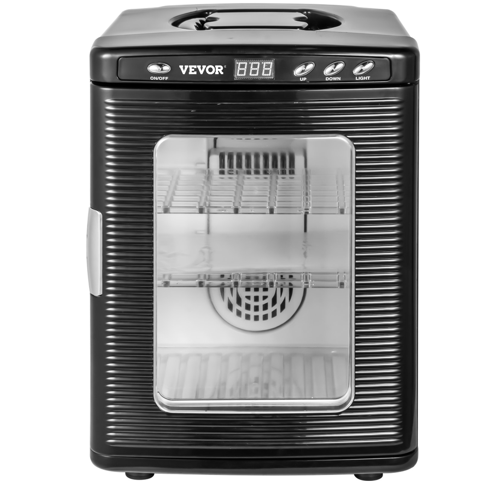 VEVOR Egg Incubator and Hatcher 25L Black Reptile Egg Incubator 5-42°C Scientific Hatcher Heating Bright LED Digital Display For Small Animals