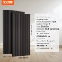 VEVOR Wood Slat Acoustic Panels 23.6 x 47.2 inch for Modern Wall Decor Black Oak