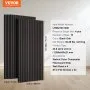 VEVOR Wood Slat Acoustic Panels, 23.6 x 47.2 inch, MDF Accent Wooden Wall Panels for Modern Interior Wall Decor, Faux Wood Wall Board Panels for Noise Reduction, Black Oak