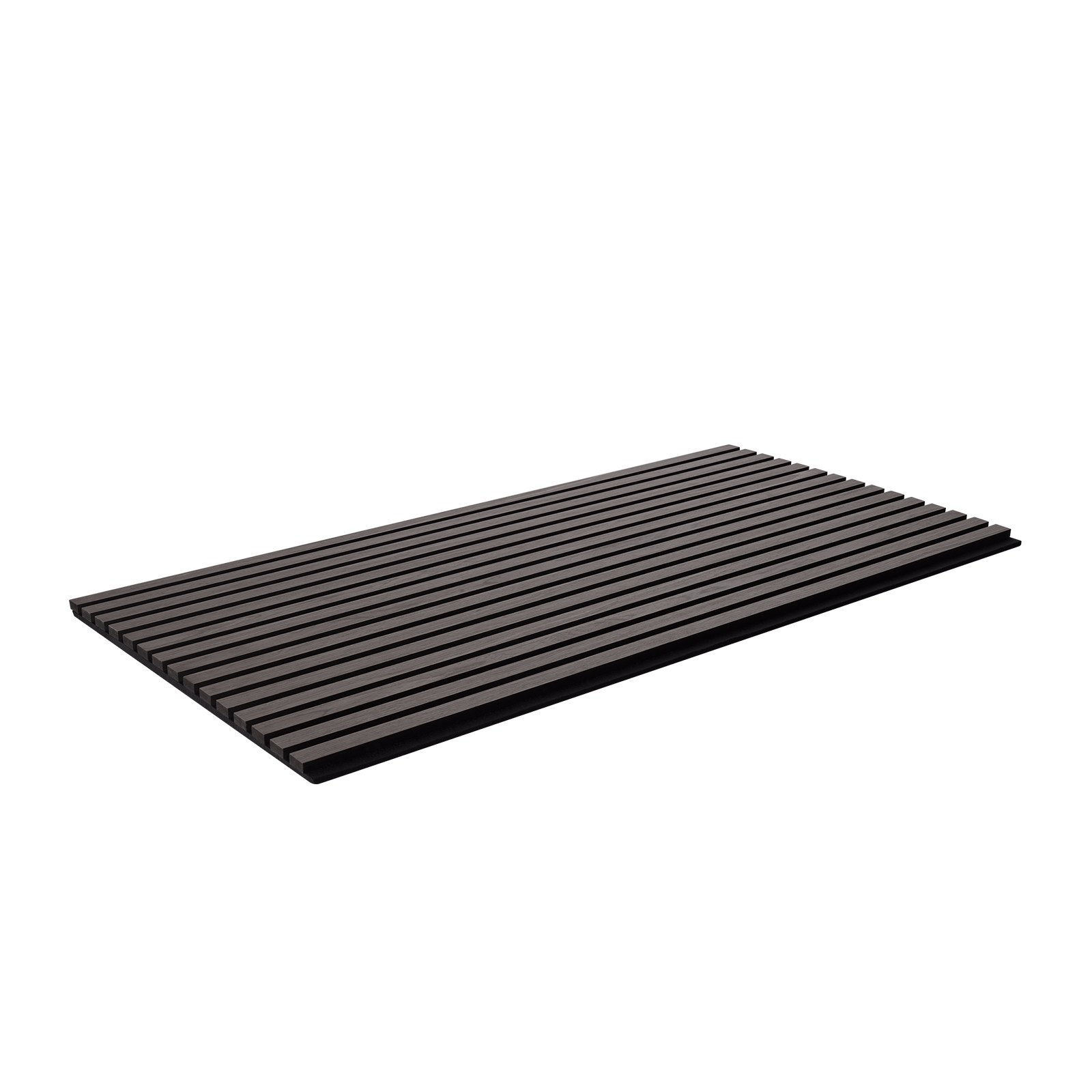 VEVOR Wood Slat Acoustic Panels, 23.6 x 47.2 inch, MDF Accent Wooden Wall Panels for Modern Interior Wall Decor, Faux Wood Wall Board Panels for Noise Reduction, Black Oak