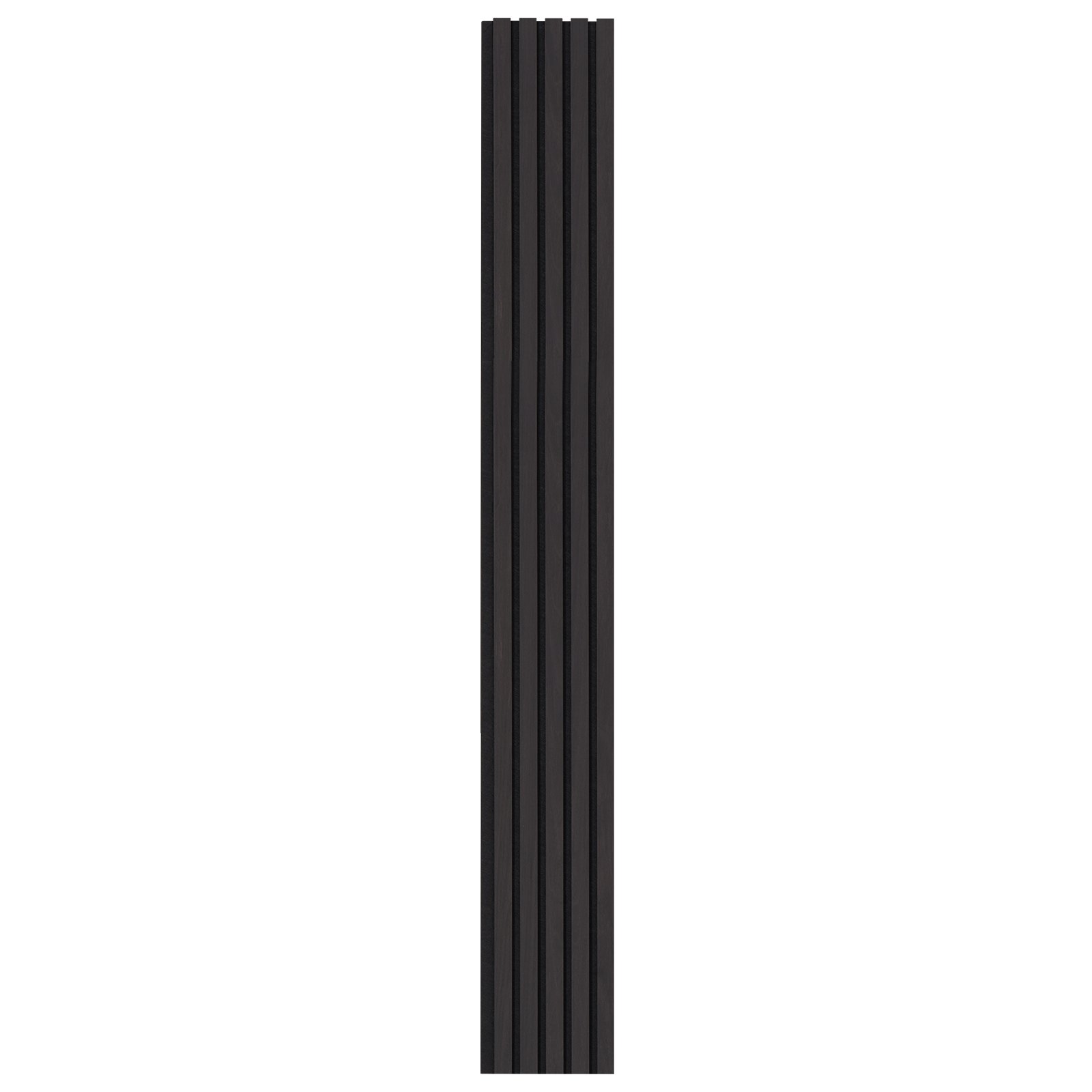 VEVOR Wood Slat Acoustic Panels, 7.9 x 94.5 inch, MDF Accent Wooden Wall Panels for Modern Interior Wall Decor, Faux Wood Wall Board Panels for Noise Reduction, Black Oak