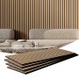 VEVOR Wood Slat Acoustic Panels 23.6 x 47.2 inch for Modern Wall Decor Light Oak