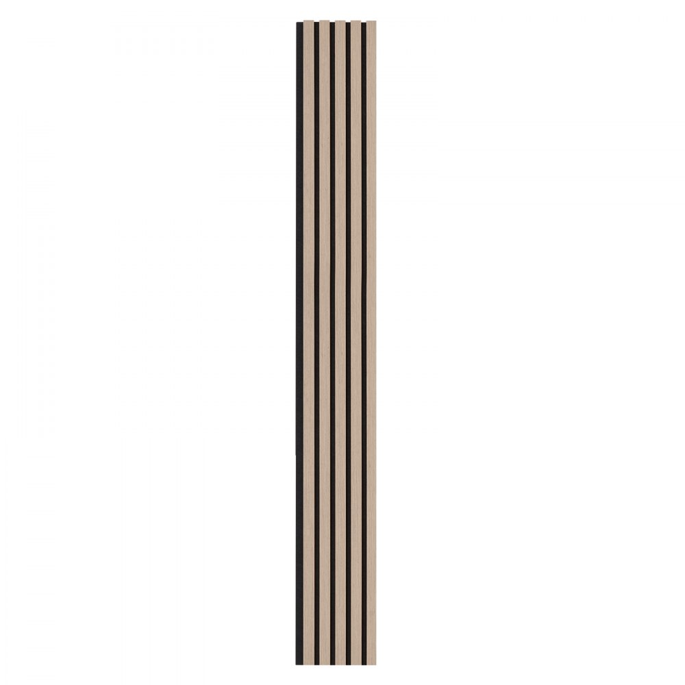 VEVOR Wood Slat Acoustic Panels, 7.9 x 94.5 inch, MDF Accent Wooden Wall Panels for Modern Interior Wall Decor, Faux Wood Wall Board Panels for Noise Reduction, Silver Wood