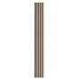 VEVOR Wood Slat Acoustic Panels, 7.9 x 94.5 inch, MDF Accent Wooden Wall Panels for Modern Interior Wall Decor, Faux Wood Wall Board Panels for Noise Reduction, Silver Wood