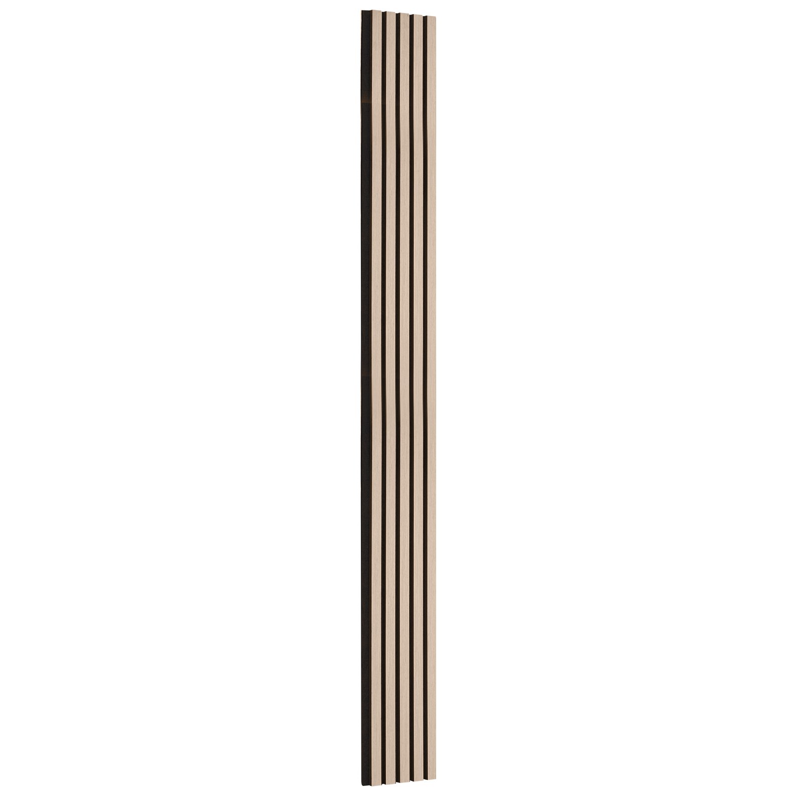 VEVOR Wood Slat Acoustic Panels, 7.9 x 94.5 inch, MDF Accent Wooden Wall Panels for Modern Interior Wall Decor, Faux Wood Wall Board Panels for Noise Reduction, Silver Wood