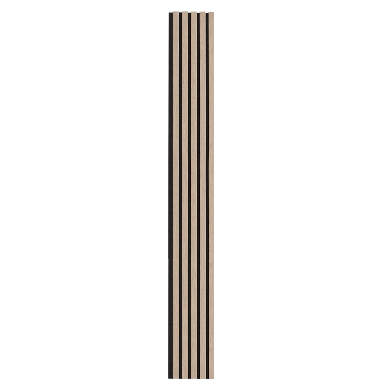 VEVOR Wood Slat Acoustic Panels, 7.9 x 94.5 inch, MDF Accent Wooden Wall Panels for Modern Interior Wall Decor, Faux Wood Wall Board Panels for Noise Reduction, Silver Wood